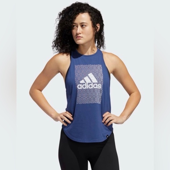 adidas Tops - ADIDAS Women’s Blue Tank Top Sze Small  NWT